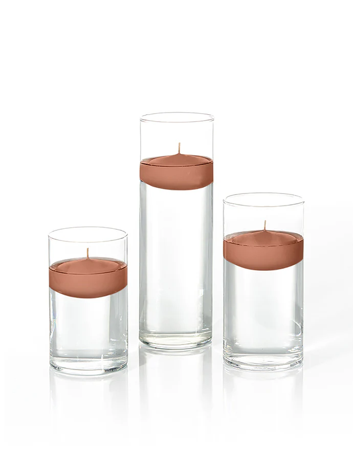 12 Floating Candles and Cylinder Vases - Image 101