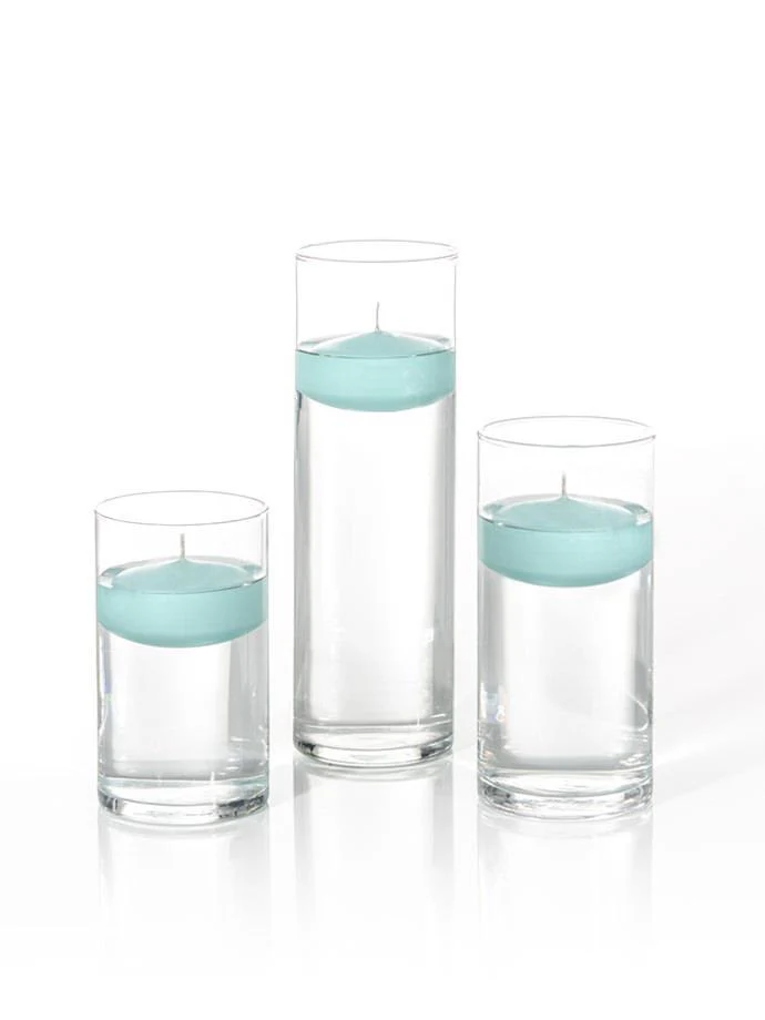 12 Floating Candles and Cylinder Vases - Image 41
