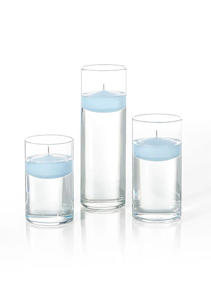 12 Floating Candles and Cylinder Vases - Image 50
