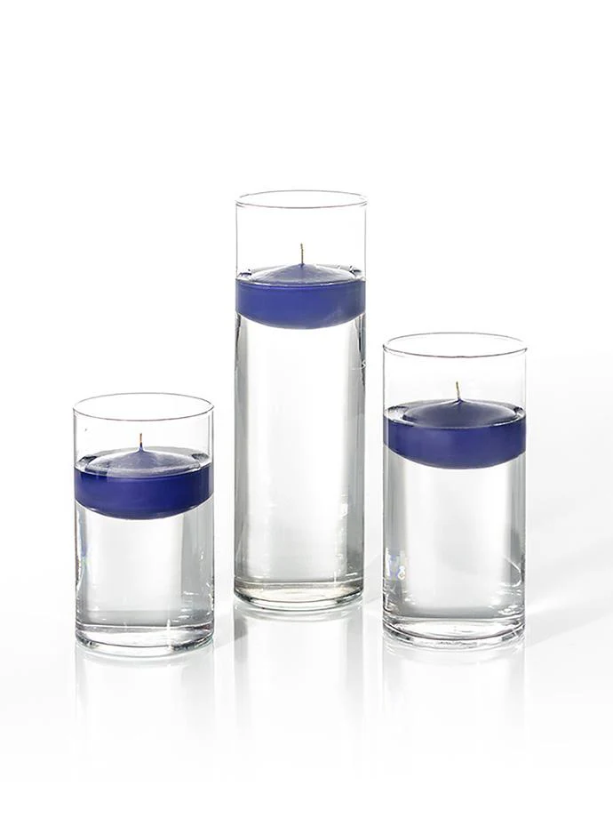 12 Floating Candles and Cylinder Vases - Image 52