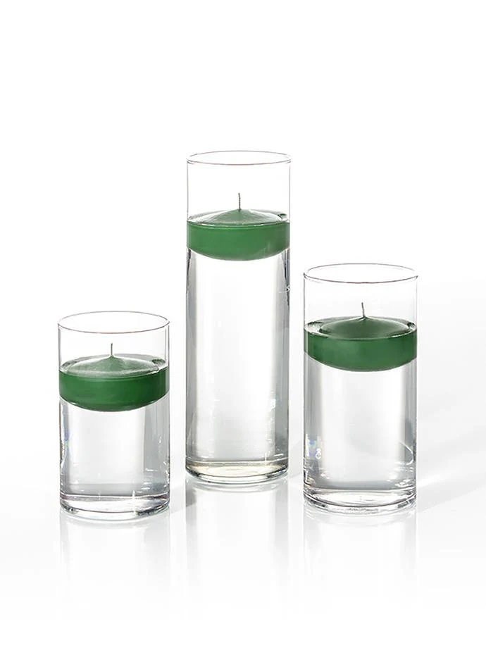 12 Floating Candles and Cylinder Vases - Image 58
