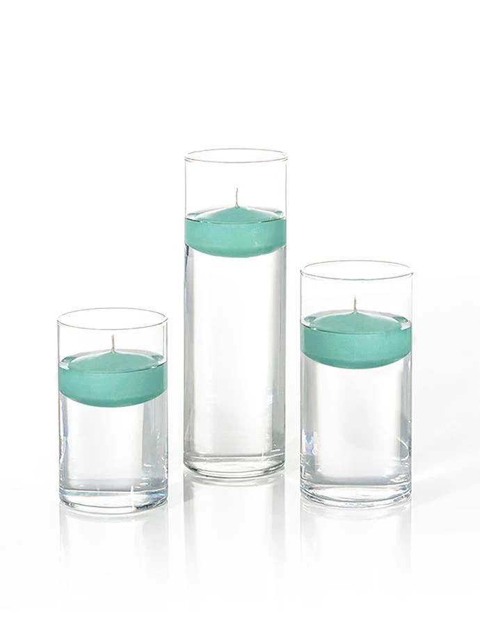 12 Floating Candles and Cylinder Vases - Image 65