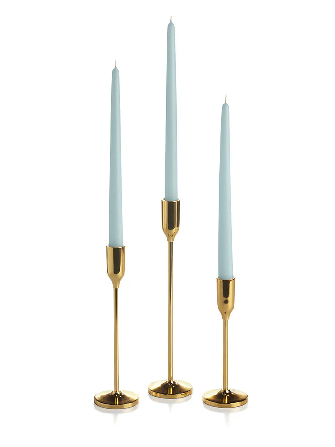 12 Taper Candles and 12 Gold Virtu Candlesticks - Image 40