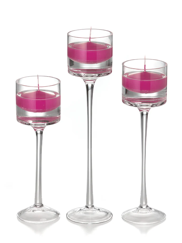 18 Floating Candles and 18 Monet Stem Holders - Image 34