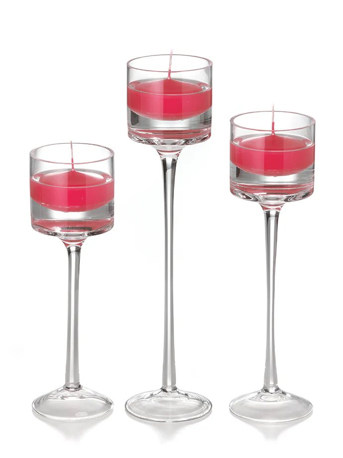 18 Floating Candles and 18 Monet Stem Holders - Image 39