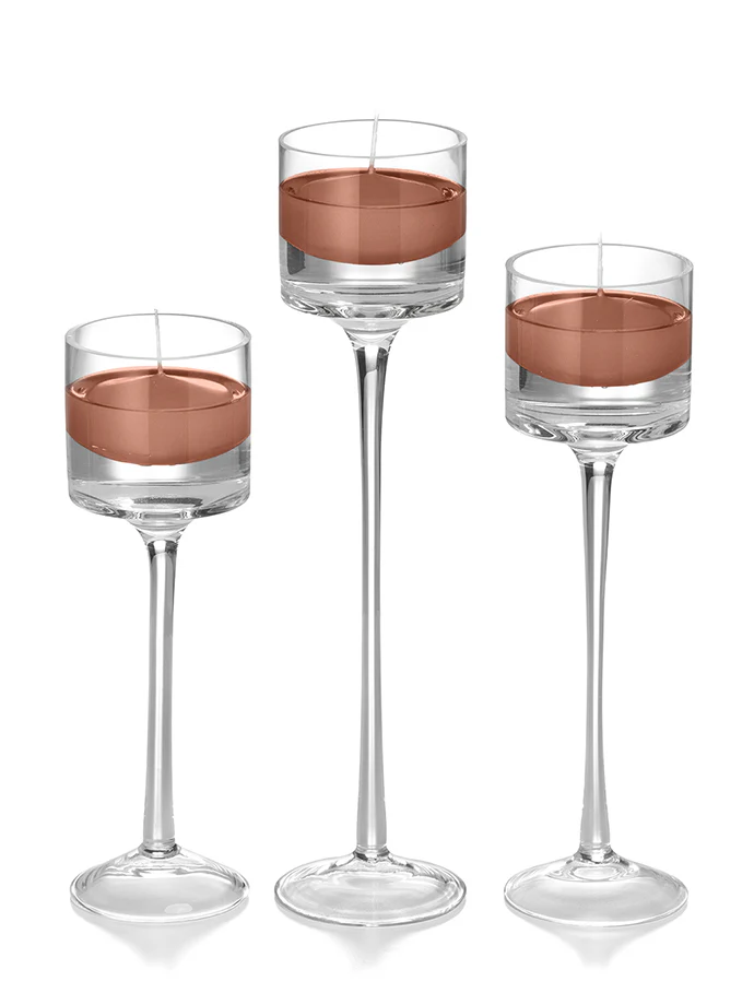 18 Floating Candles and 18 Monet Stem Holders - Image 53