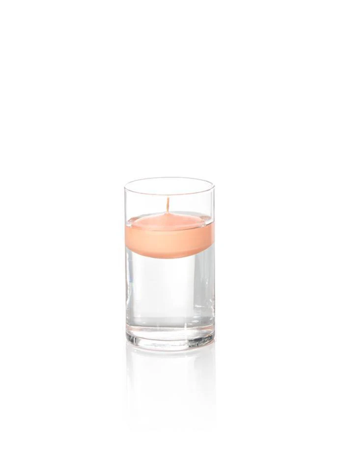 3" Floating Candles and 6" Cylinder Vases - Image 13
