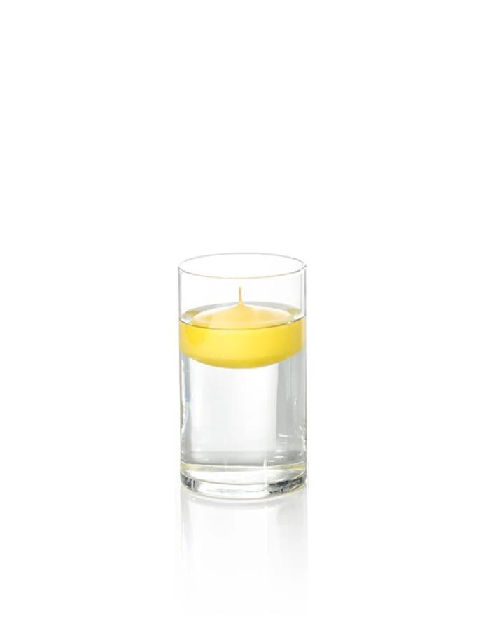 3" Floating Candles and 6" Cylinder Vases - Image 9