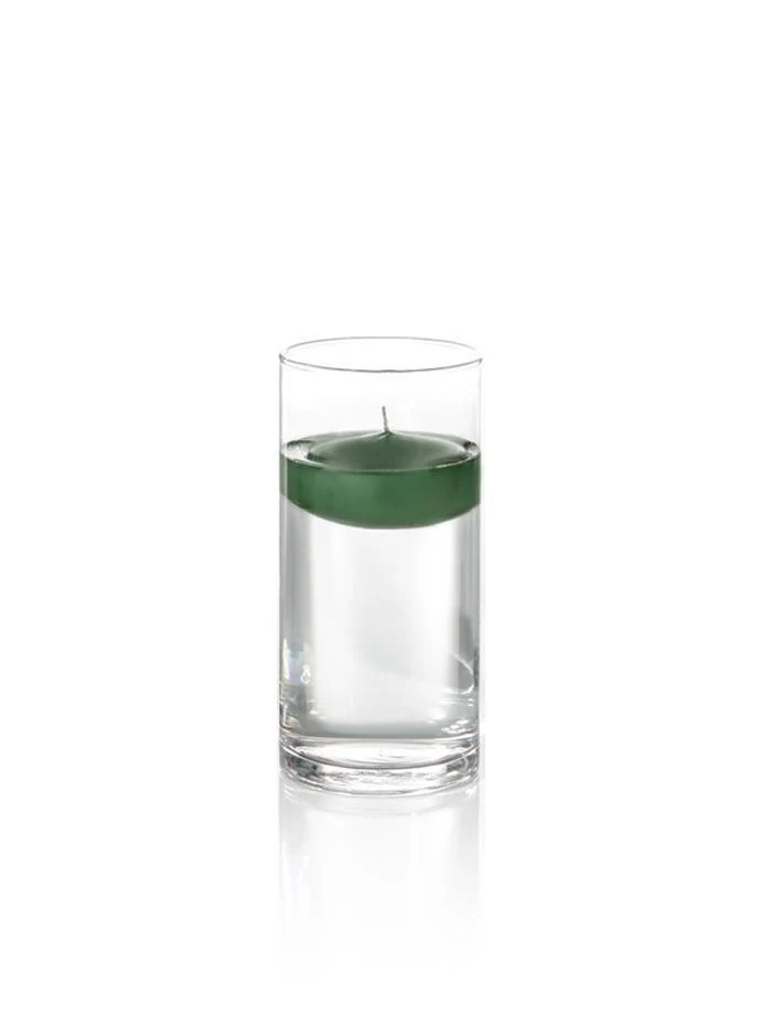 3" Floating Candles and 7.5" Cylinder Vases - Image 11