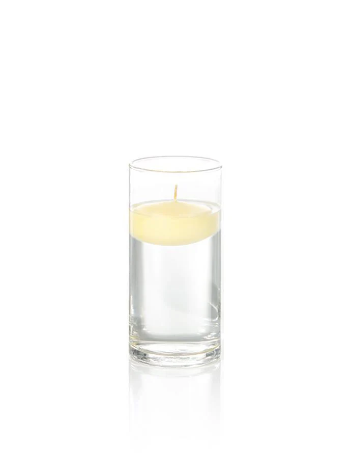 3" Floating Candles and 7.5" Cylinder Vases - Image 14