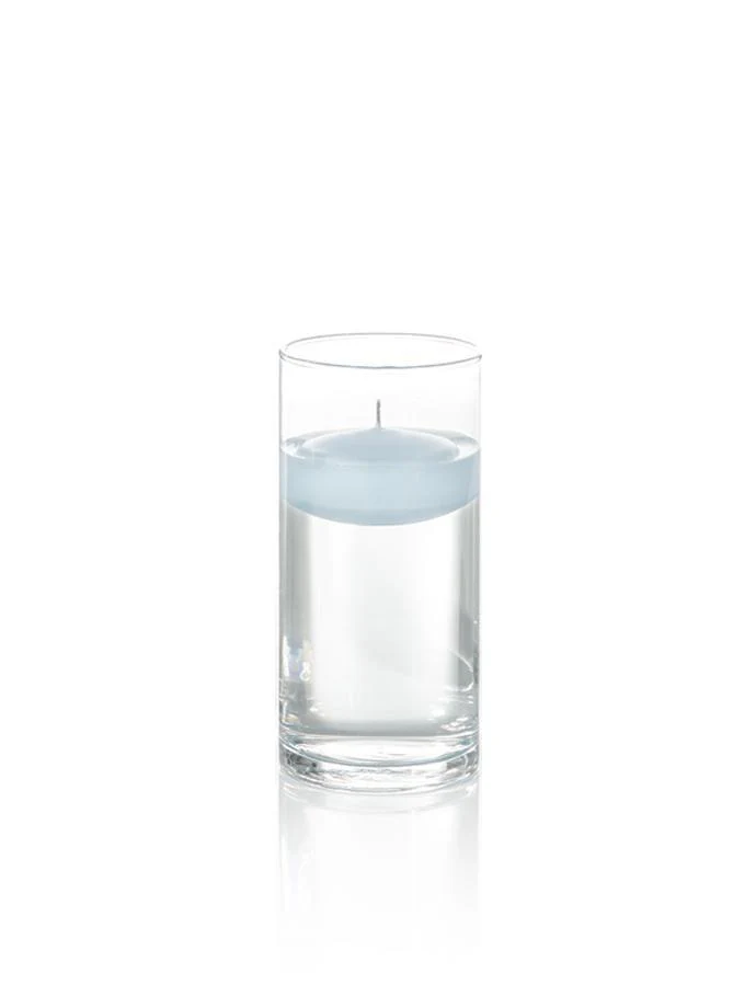 3" Floating Candles and 7.5" Cylinder Vases - Image 4