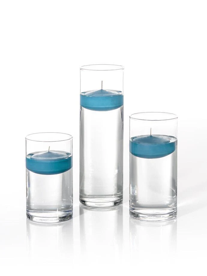 18 Floating Candles and Cylinder Vases - Image 32