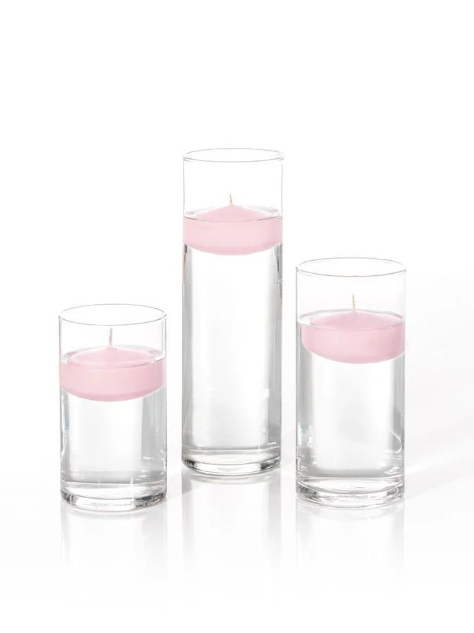 18 Floating Candles and Cylinder Vases - Image 38