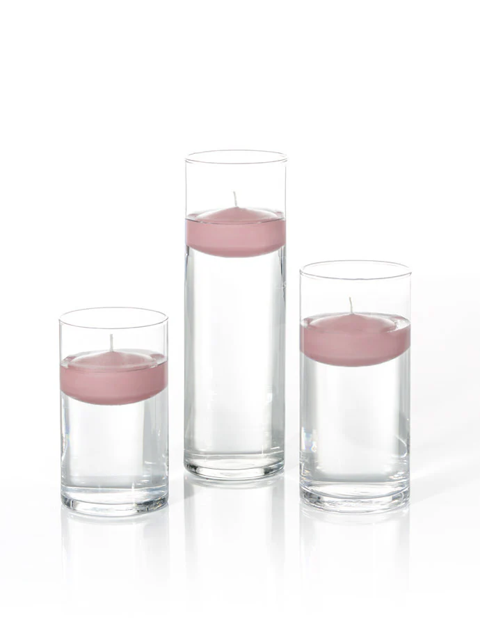 18 Floating Candles and Cylinder Vases - Image 45