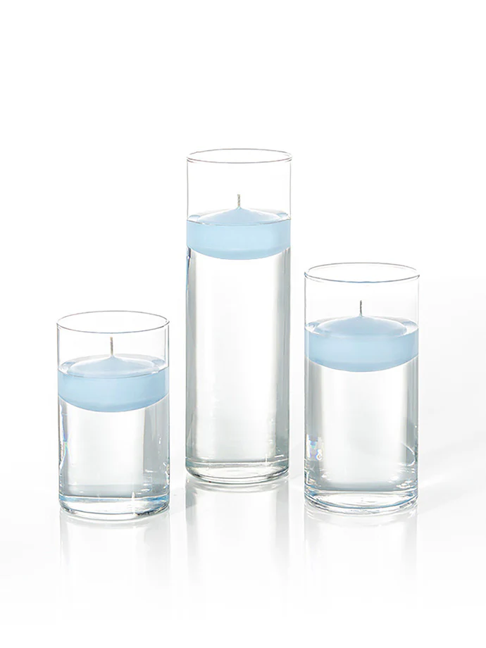18 Floating Candles and Cylinder Vases - Image 50