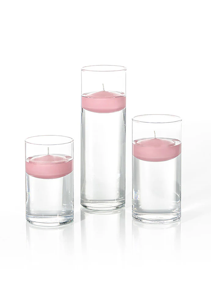 18 Floating Candles and Cylinder Vases - Image 53