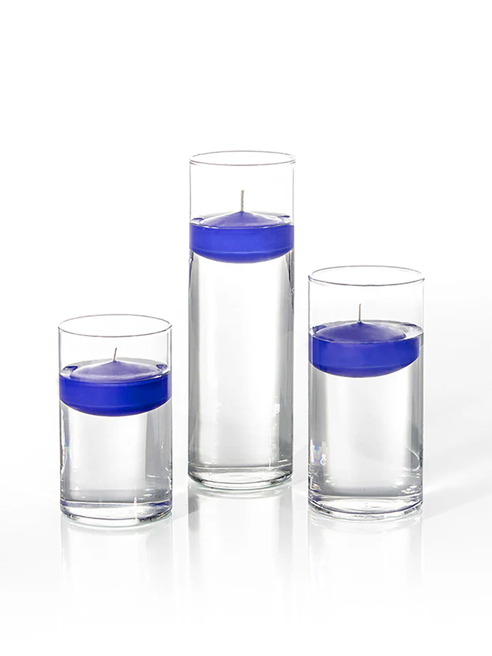 18 Floating Candles and Cylinder Vases - Image 65