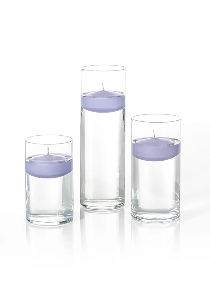 18 Floating Candles and Cylinder Vases - Image 67