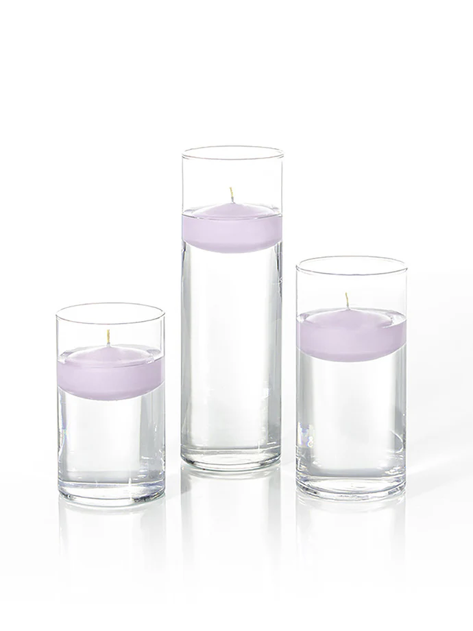 18 Floating Candles and Cylinder Vases - Image 69