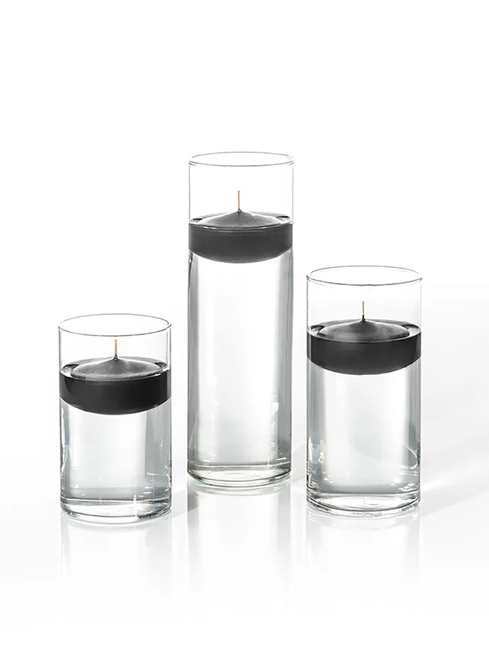 18 Floating Candles and Cylinder Vases - Image 75