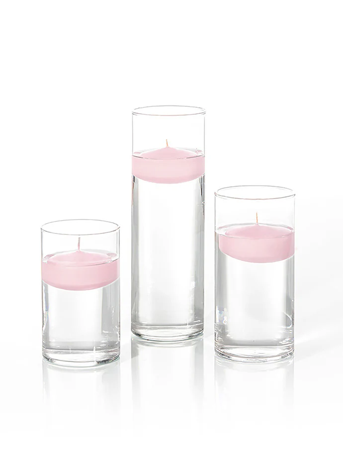 18 Floating Candles and Cylinder Vases - Image 85