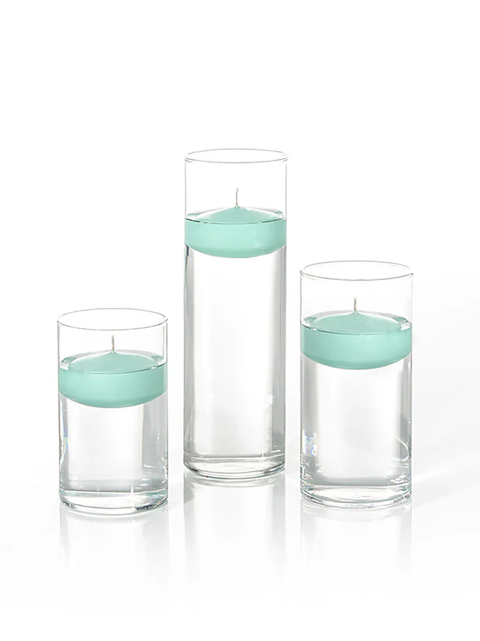 18 Floating Candles and Cylinder Vases - Image 88
