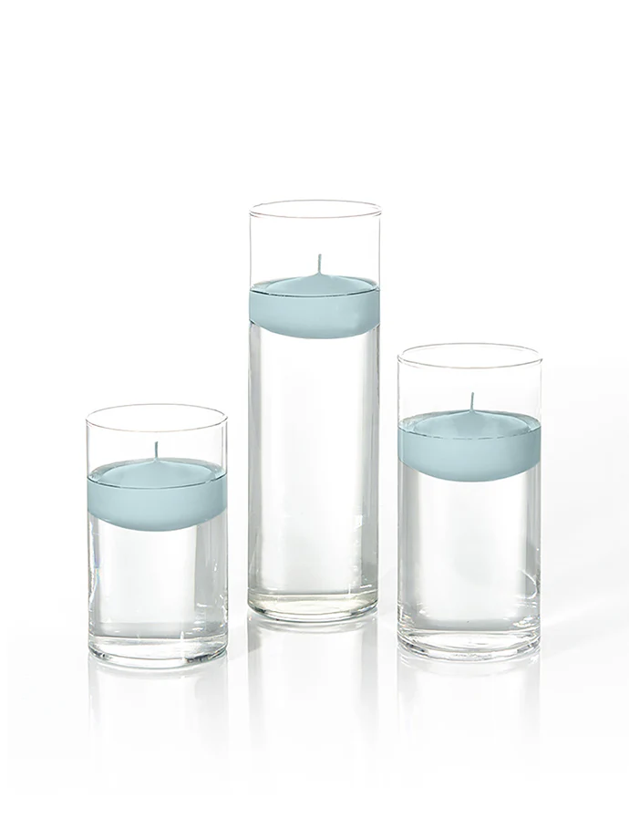 18 Floating Candles and Cylinder Vases - Image 95