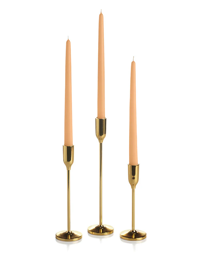 36 Taper Candles and 36 Gold Virtu Candlesticks - Image 15