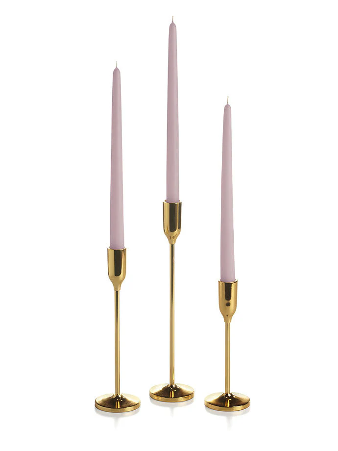 36 Taper Candles and 36 Gold Virtu Candlesticks - Image 42