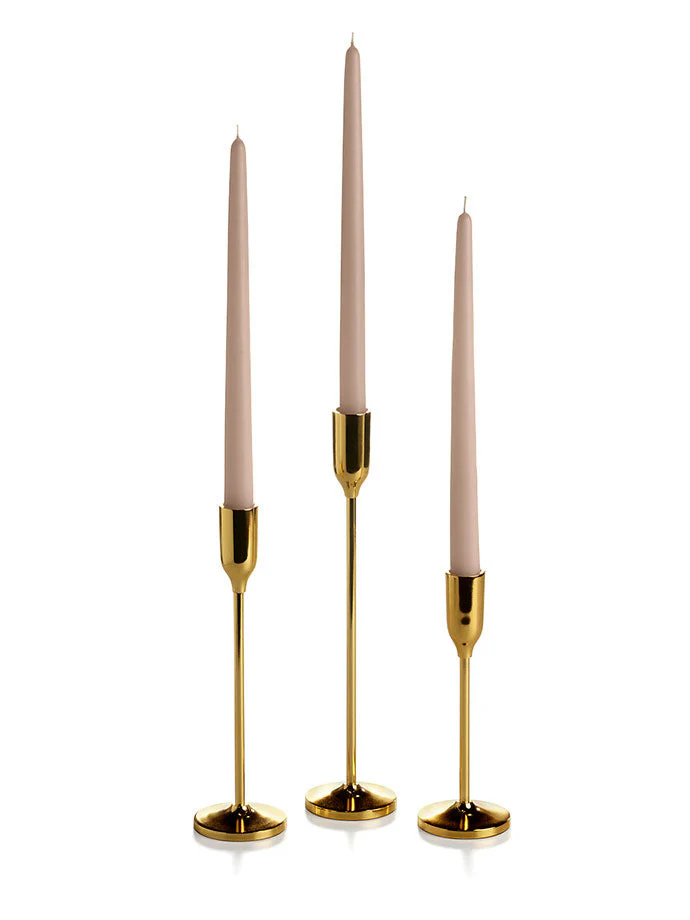 36 Taper Candles and 36 Gold Virtu Candlesticks - Image 45