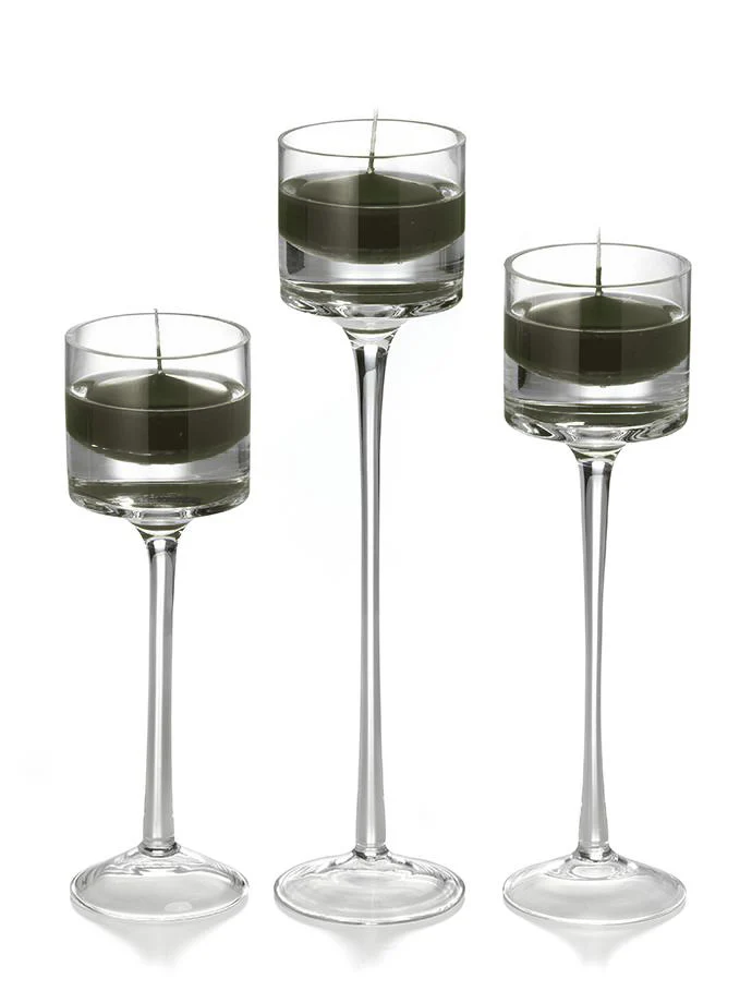 18 Floating Candles and 18 Monet Stem Holders - Image 56