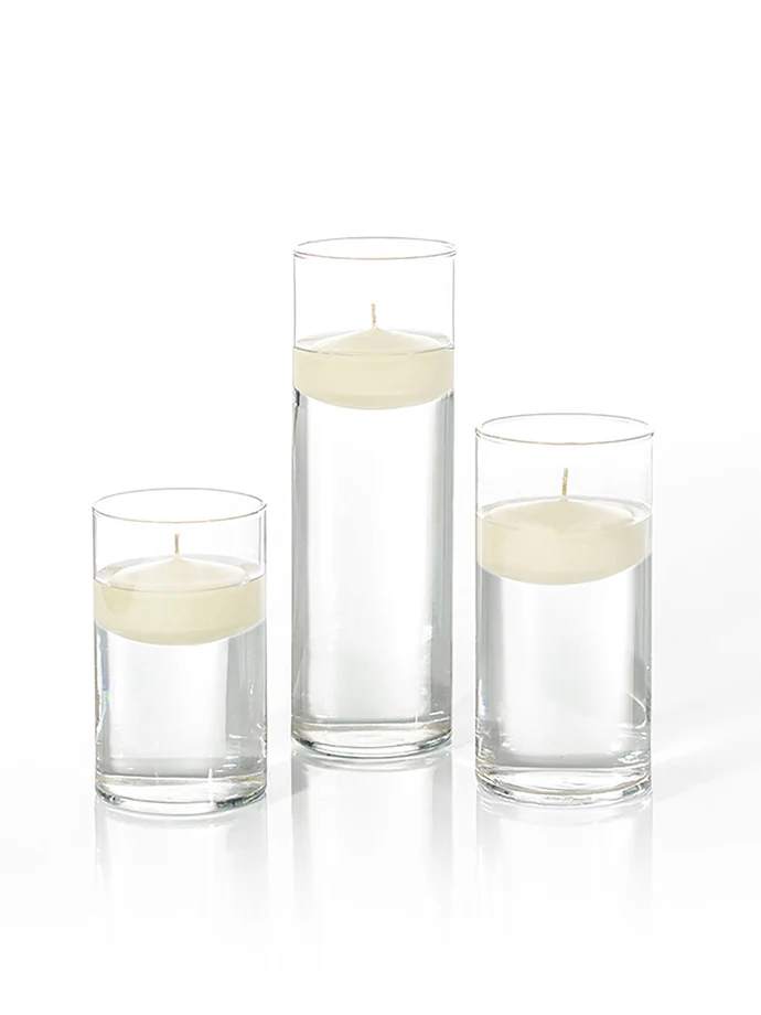 36 Floating Candles and Cylinder Vases - Image 48
