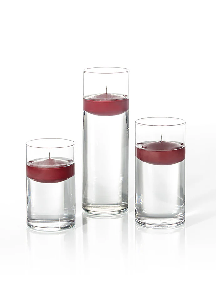 36 Floating Candles and Cylinder Vases - Image 49