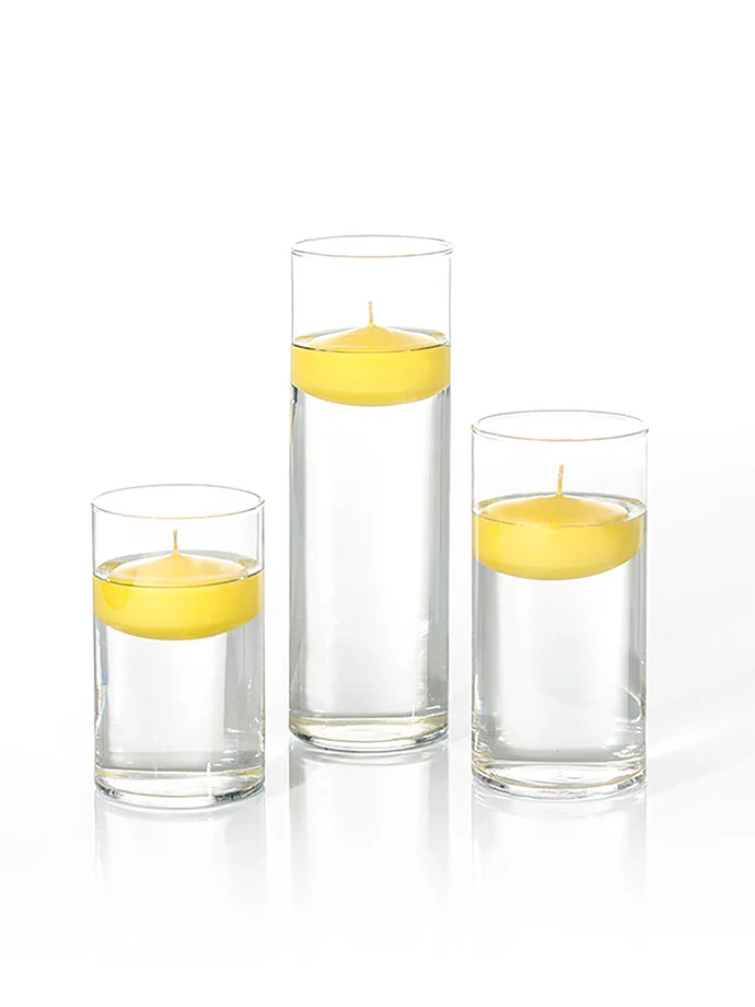 36 Floating Candles and Cylinder Vases - Image 55