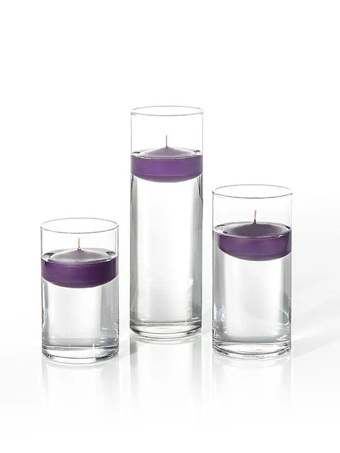 36 Floating Candles and Cylinder Vases - Image 70