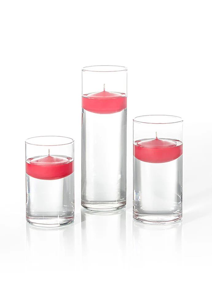 36 Floating Candles and Cylinder Vases - Image 86