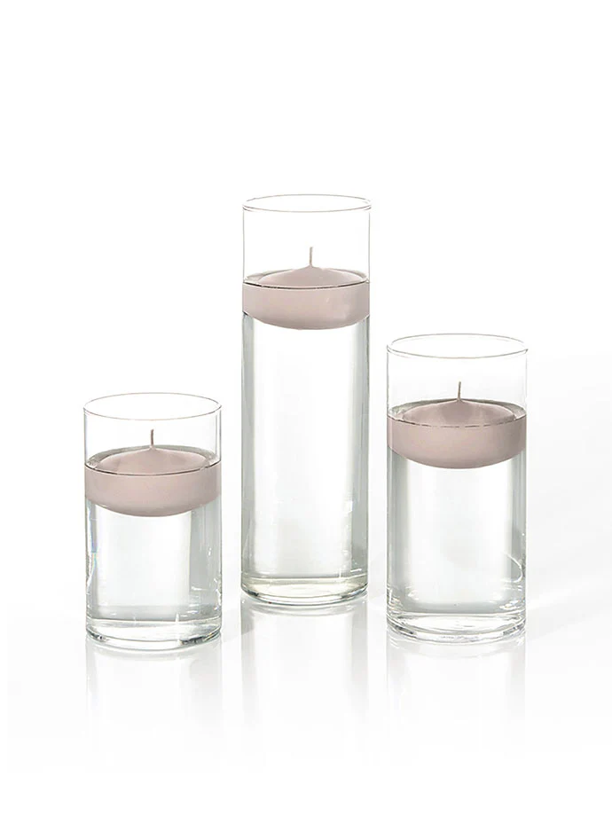36 Floating Candles and Cylinder Vases - Image 93